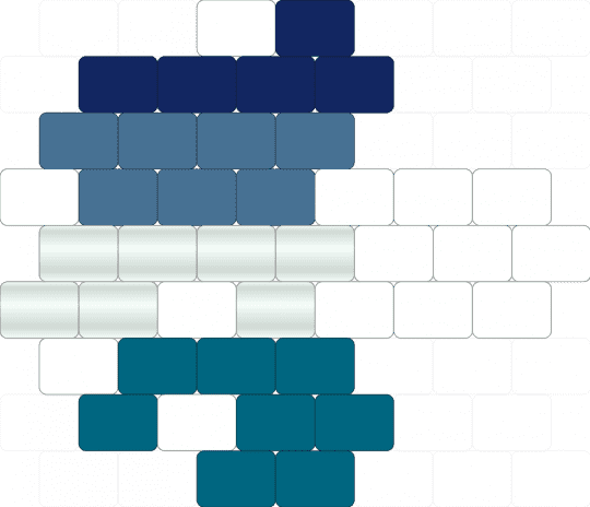 Oriented Aroace Pride Mushroom 🍄 - blue, charm, mushroom, oriented aroace, pride