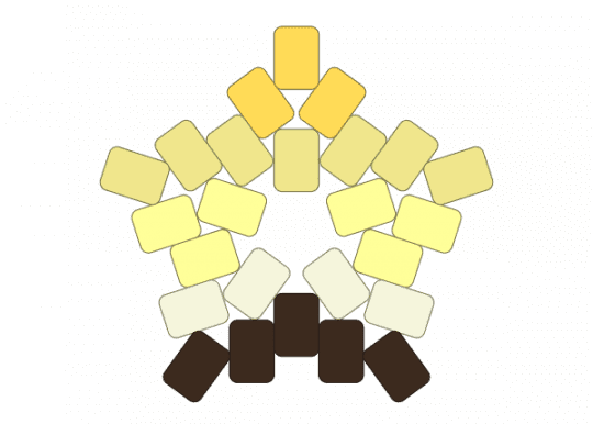 Angled Aroace Star - angled aroace, aroace, lgbtqia, pride, star, yellow