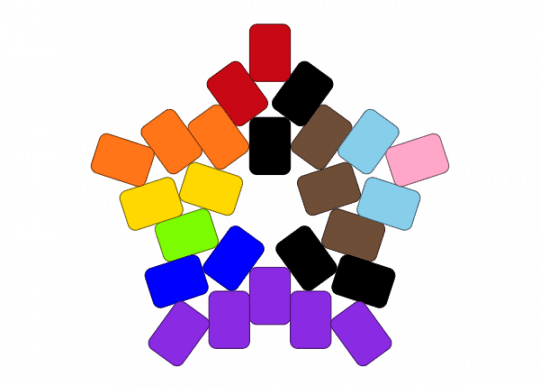 Progress Flag Star - 