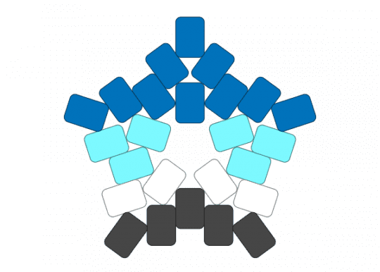 Fraysexual Star - blue, fraysexual, lgbtqia, pride, star