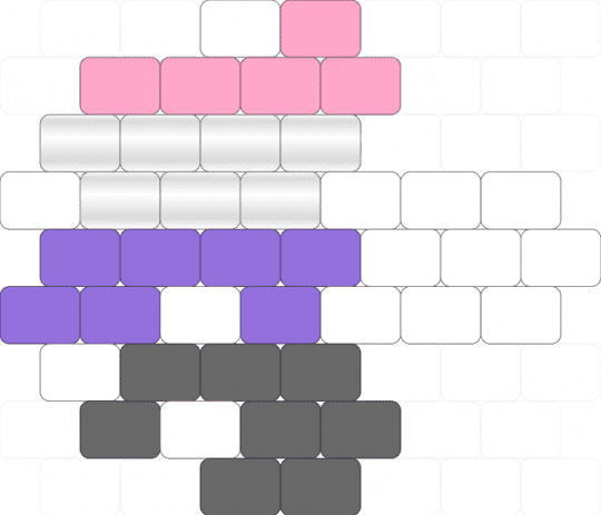 Cupiosexual Pride Mushroom 🍄 - charm, cupiosexual, gray, lgbtqia, mushroom, pride, purple, white