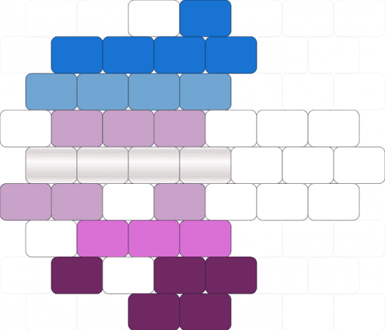 Bigender Pride Mushroom 🍄 v2 - bigender, charm, lgbtqia, mushroom, pink, pride