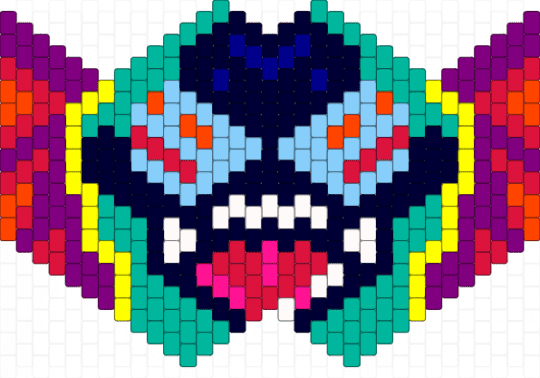 Vaporwave dog mask - teal,pink,red,mask,dog,vaporwave,colorful,neon