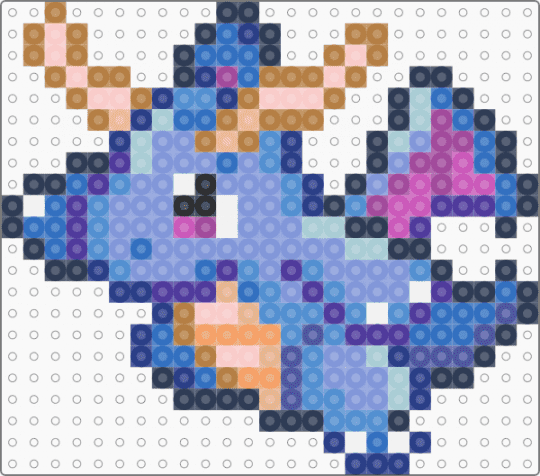 Shiny dragonite (mega colors) - blue, custom, light blue, pokemon, purple, shiny, shiny pokemon