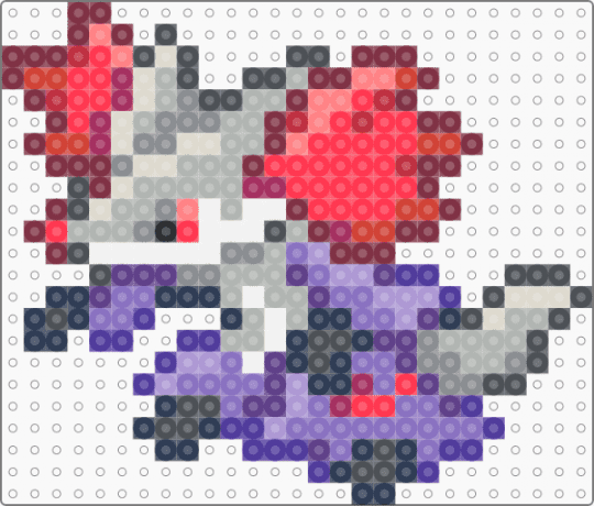 Shiny Delphox - purple,gray,red,beige,pokemon,shiny pokemon,kalos,gen 6,pokemon xy