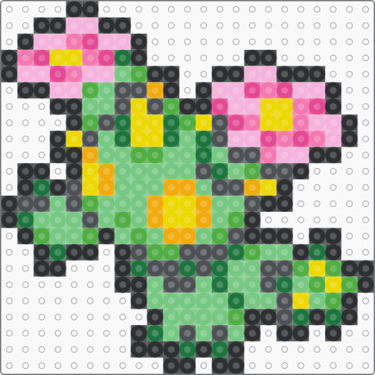 Maractus - gray,pink,green,teal,pokemon,unova,cactus