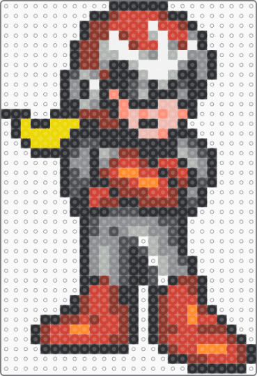 Proto Man (Mega Man's Soccer) - red,gray,mega man,megaman