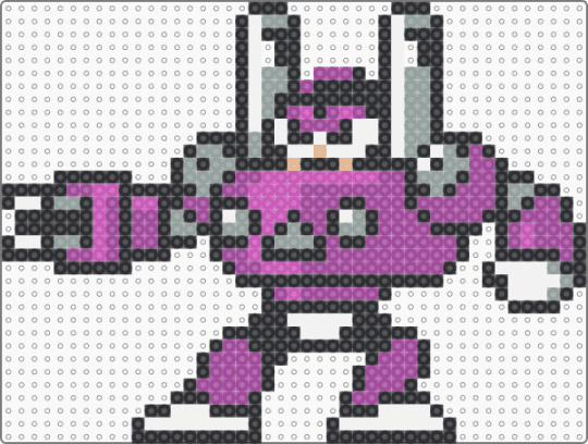 Mega Man 9 - Plug Man - black,pink,mega man,mega man 9,plug