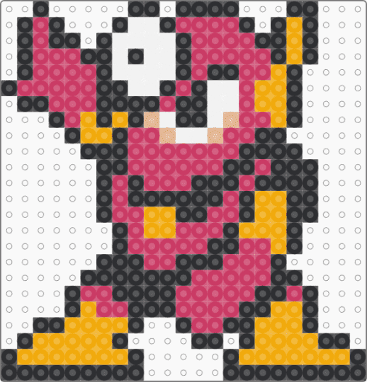 Metal Man - pink,orange,mega man,mega man 2,robot