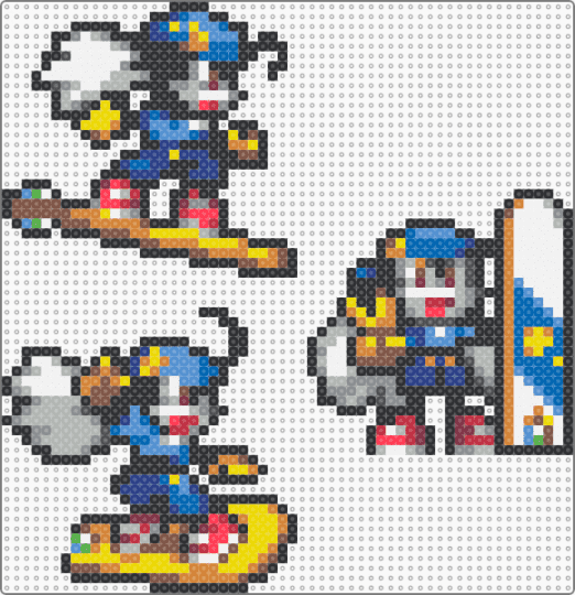 Klonoa hoverboard - black, blue, character, colorful, gaming, gray, klonoa, namco, orange