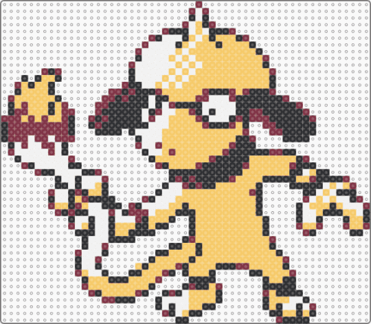 Smeargle - brown,yellow,pokemon,pokemon silver,painter