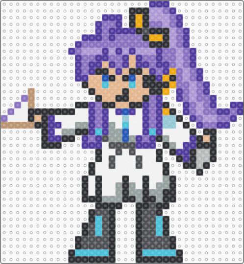 Dancing Samurai - purple,blue,gray,vocaloid,gakupo,samurai