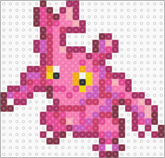 Shiny Heracross - beetle, bug, gen 2, johto, pink, pokemon, pokemon silver, shiny pokemon