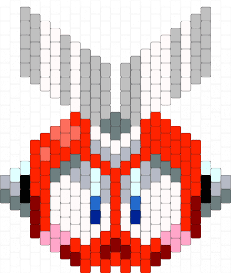 Cut Man peyote - beige, capcom, character, cute, gaming, mega man, megaman, red