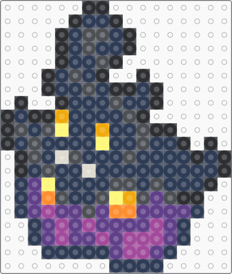 Shiny Pumpkaboo - purple,gray,pokemon,ghost,pumpkin,kalos,pokemon x and y,shiny,spooky
