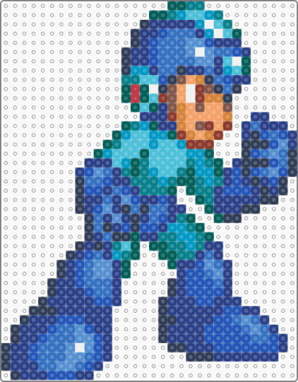Mega Man (Mega Man 8) - purple,blue,light blue,mega man,mega man 8,megaman