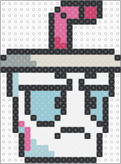 Master Shake (Space Ghost ver.) - white,beige,light blue,pink,athf,space ghost