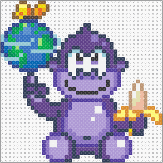 BonziBUDDY - ape, blue, character, computers, gorilla, internet, mascot, meme, pink, purple, virus