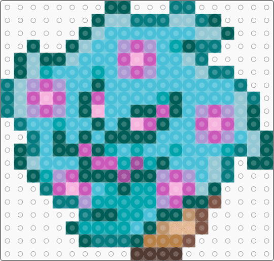 Shiny spiritomb - gen 4, ghost, gray, light blue, pink, pokemon, pokemon diamond, shiny, sinnoh, teal