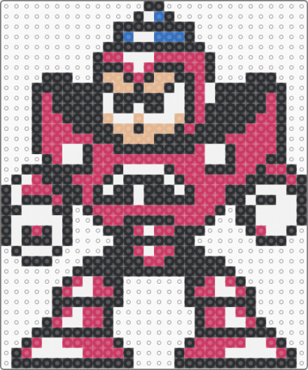 Gravity Man - black,pink,mega man,mega man 5,robot