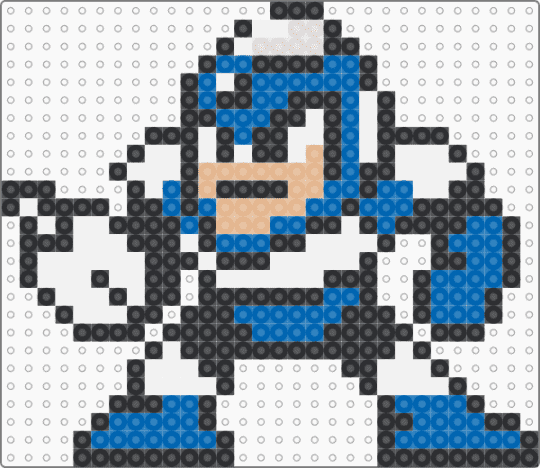 Flash Man - blue,mega man,mega man 2,time