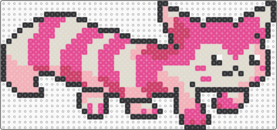 Furret walk (shiny version) - beige,pink,pokemon,pokemon gold and silver,shiny,meme,johto