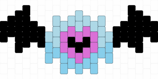 Tiny Woobat - light blue,pink,pokemon,unova,pokemon black and white,bat