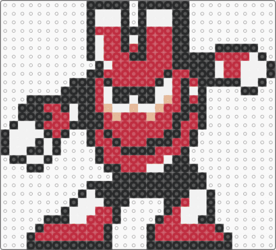 Magnet Man - red,mega man,mega man 3,robot,magnet
