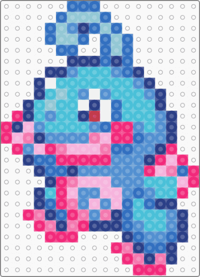 Shiny Politoed - pink,blue,light blue,pokemon,shiny pokemon,froggy,johto