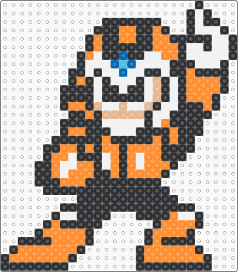 Pharaoh Man - black,orange,megaman,mega man,robot,mega man 4,pharaoh