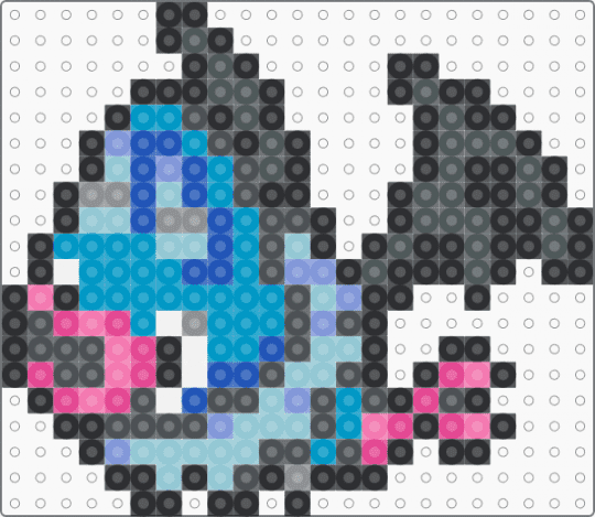 Swoobat - gray,pink,light blue,pokemon,unova,bat