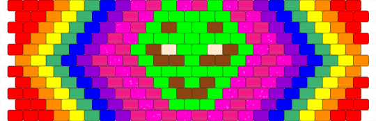 pride glorpy - red,green,purple,pink