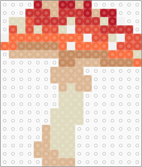Mushroom - red,beige