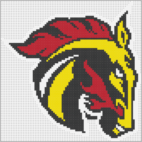 Calgary Wranglers AHL - calgary wranglers,logo,horse,ahl,hockey,sport,team,sports,animal,yellow,red