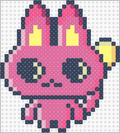 tamagotchi paradise meowtchi - purple,pink