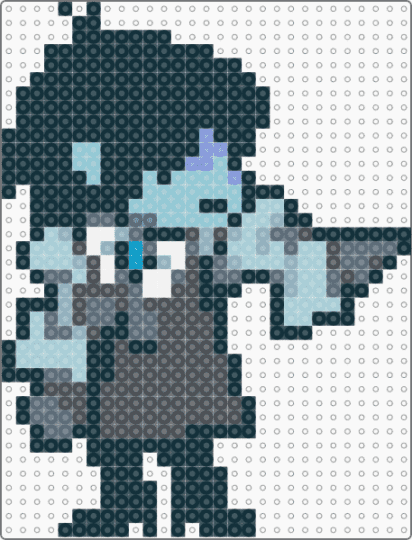 kris franziska - black,light blue,gray,deltarune,deltarune chapter 5,kris,video game