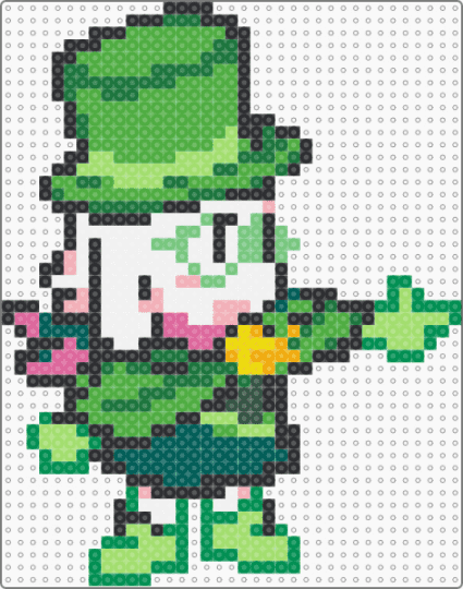ralsei trucy - green,deltarune,deltarune chapter 5,ralsei,video game
