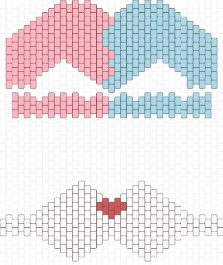 mask - pink,light blue