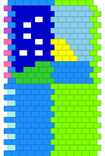 just a thing - light blue,green