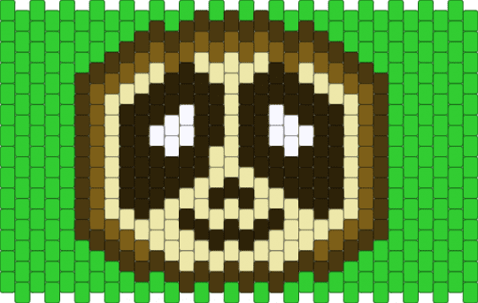 sloth 4 - green,brown