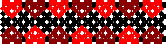 hearts - red,black,dark,hearts,love,valentines,popular,cuff,cool