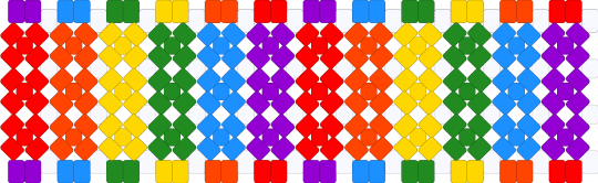Random rainbow X base - red,cotdmemphisdesign,rainbow,xbase,colorful,cuff,bright,fun,base