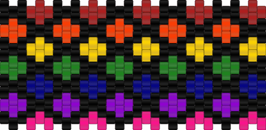 glossy rainbow cuff! - black,red,purple,cotdglossy,orange,yellow,green,blue,popular