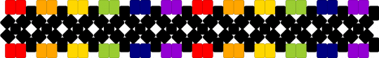 Black and rainbow X-Base - black,purple,rainbow,xbase
