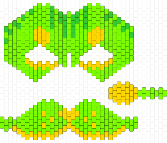 alien mask but its vaguely gnarpy - green