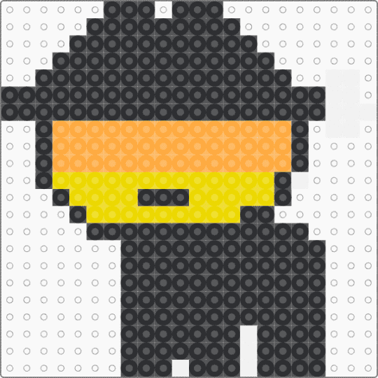 Mafioso TBH Creature - black, orange, yellow