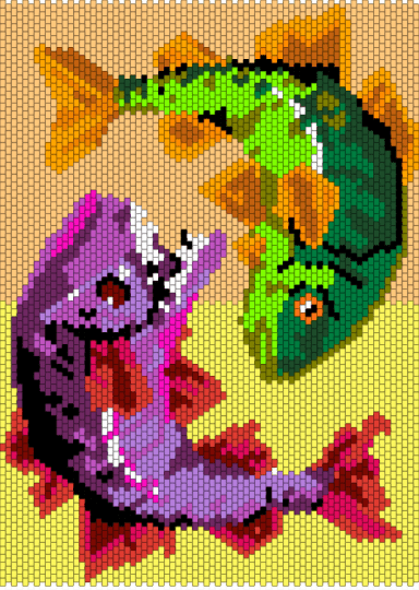 dredge fish Regular cod and Fanged cod - dredge, fish, orange, pink, video game, yellow