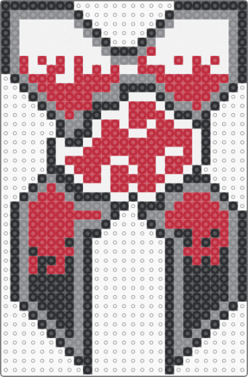 Excision Naruto - gray, red