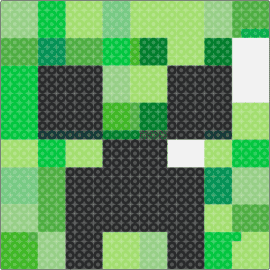 CR33PER X3 - creeper,minecraft,face,block,video game,green,black