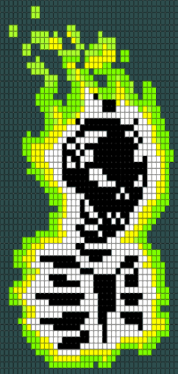 dr phosphorus - skeleton,fire,acid,panel,dr phosphorus,render,comic book,superhero,villain,gray